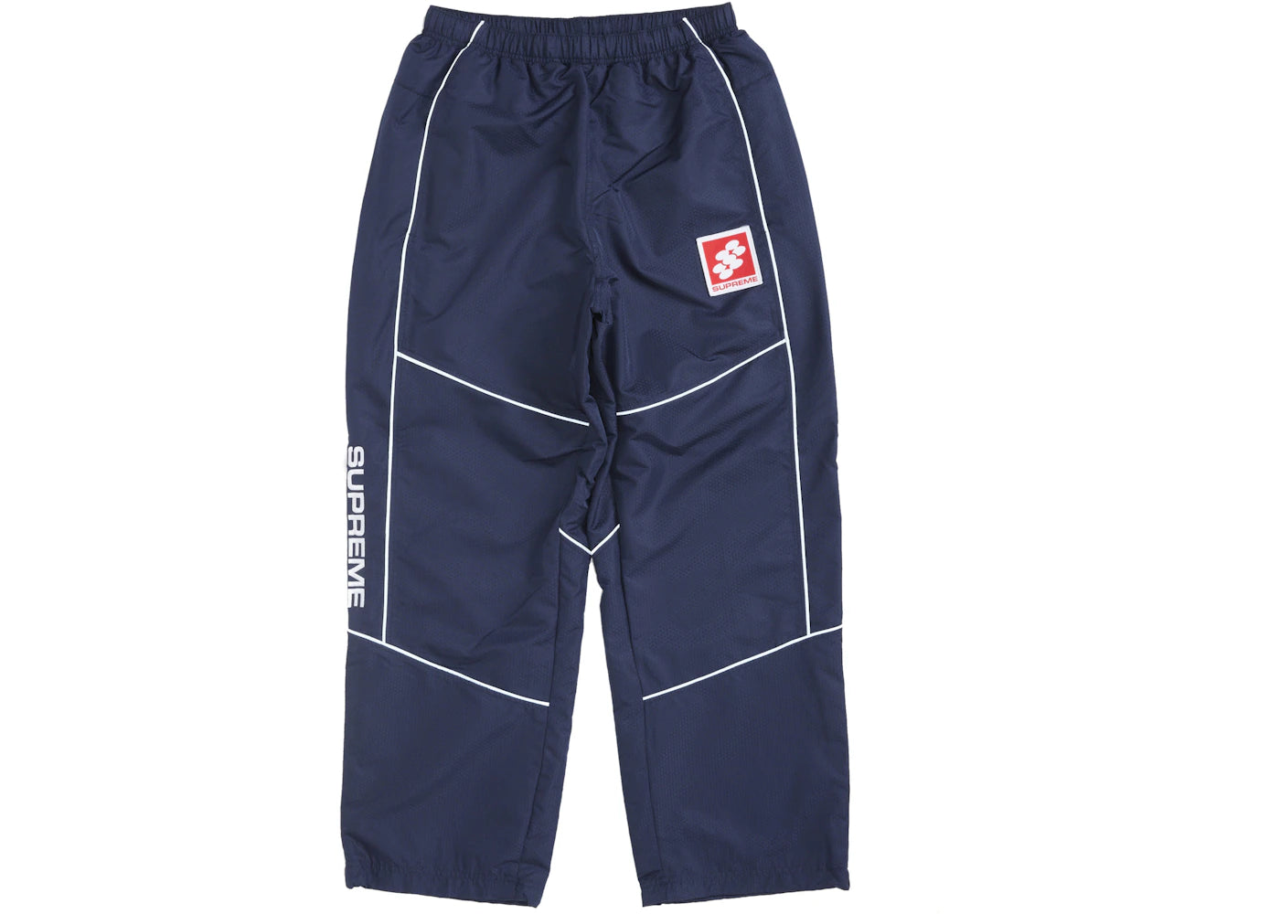 Supreme Reflective Piping Track Pant Navy