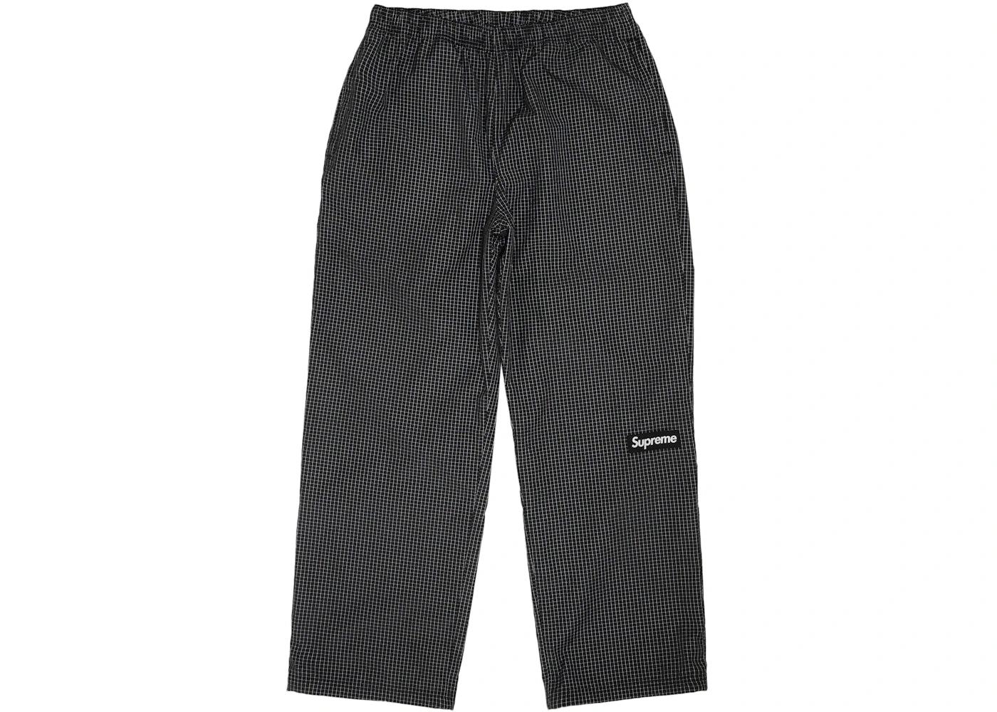 Supreme Reflective Ripstop Track Pant Black