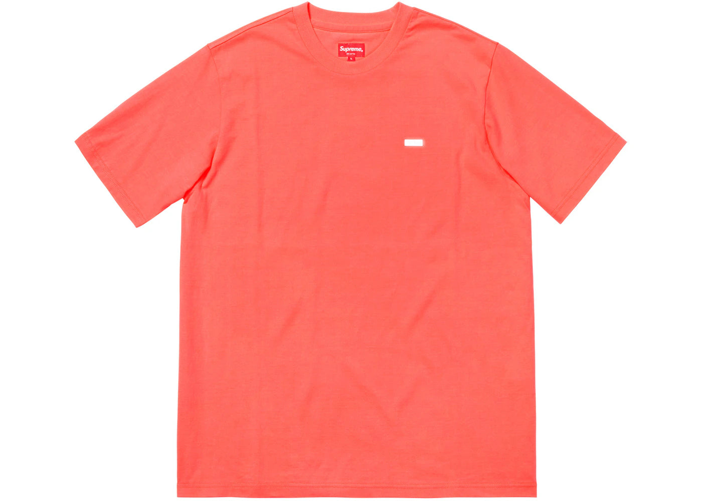 Supreme Reflective Small Box Tee Fluorescent Pink