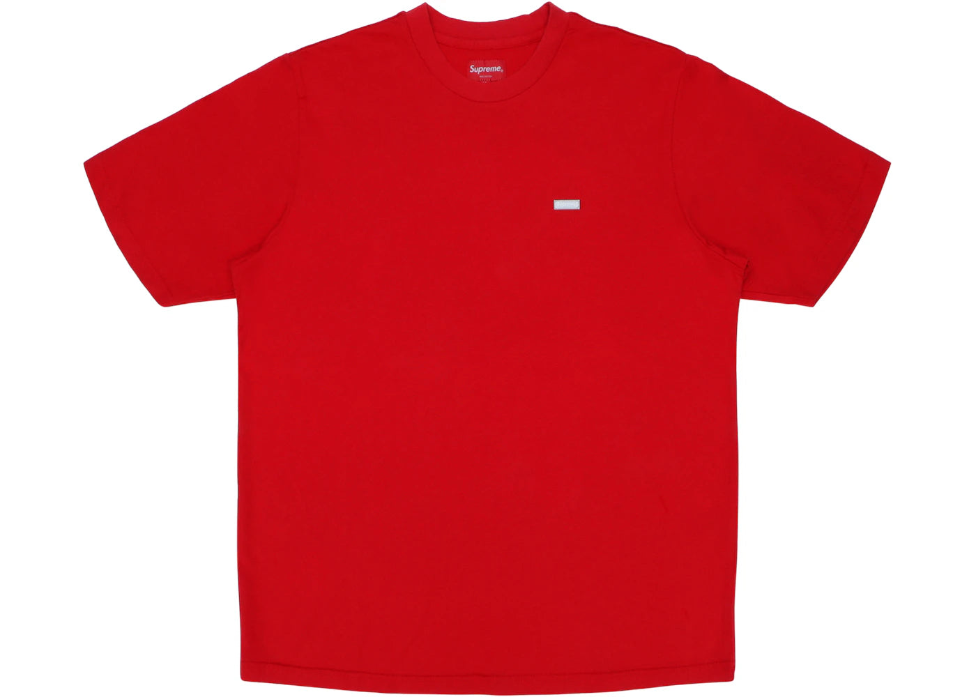 Supreme Reflective Small Box Tee Red