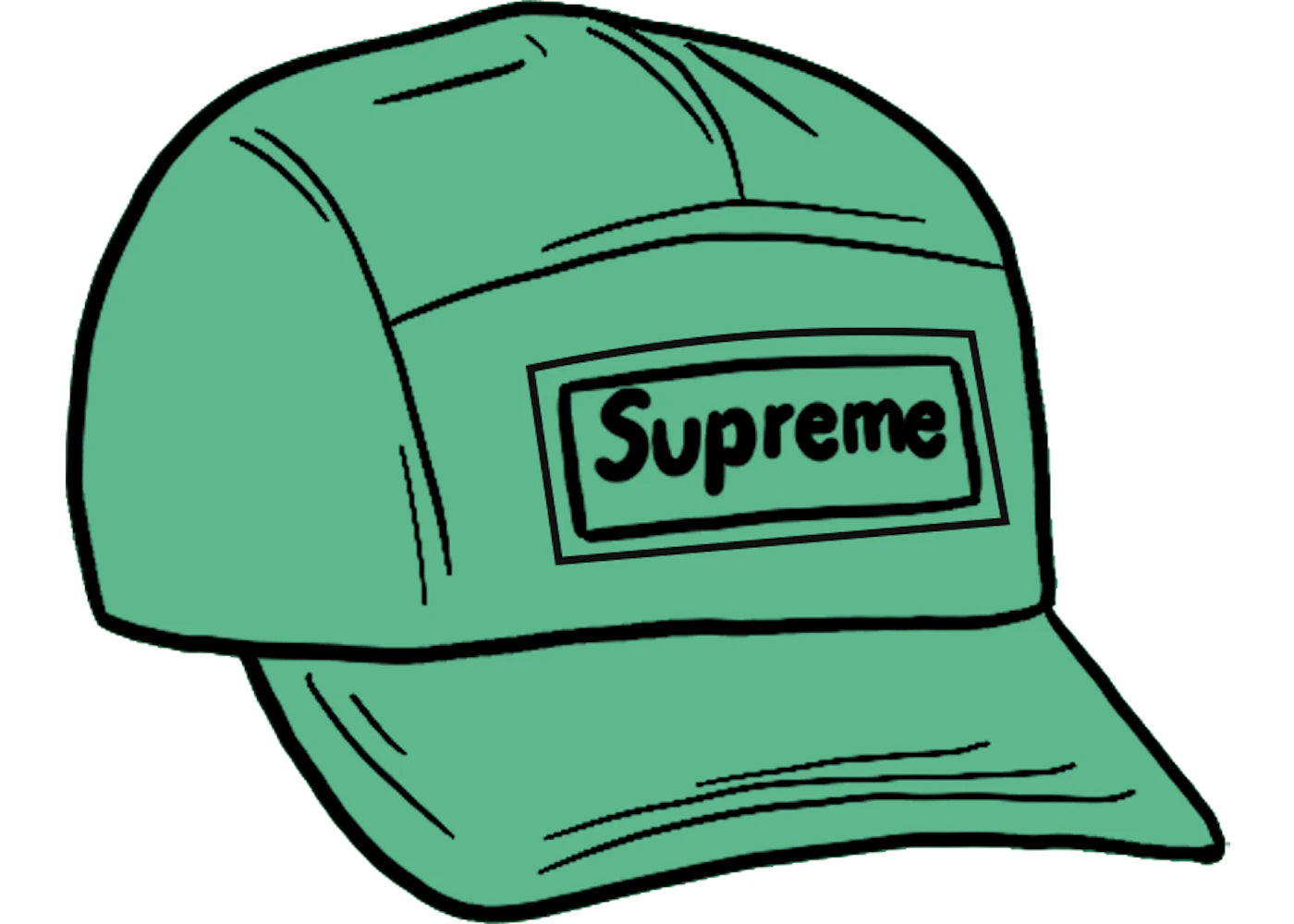 Supreme Reflective Speckled Camp Cap Green