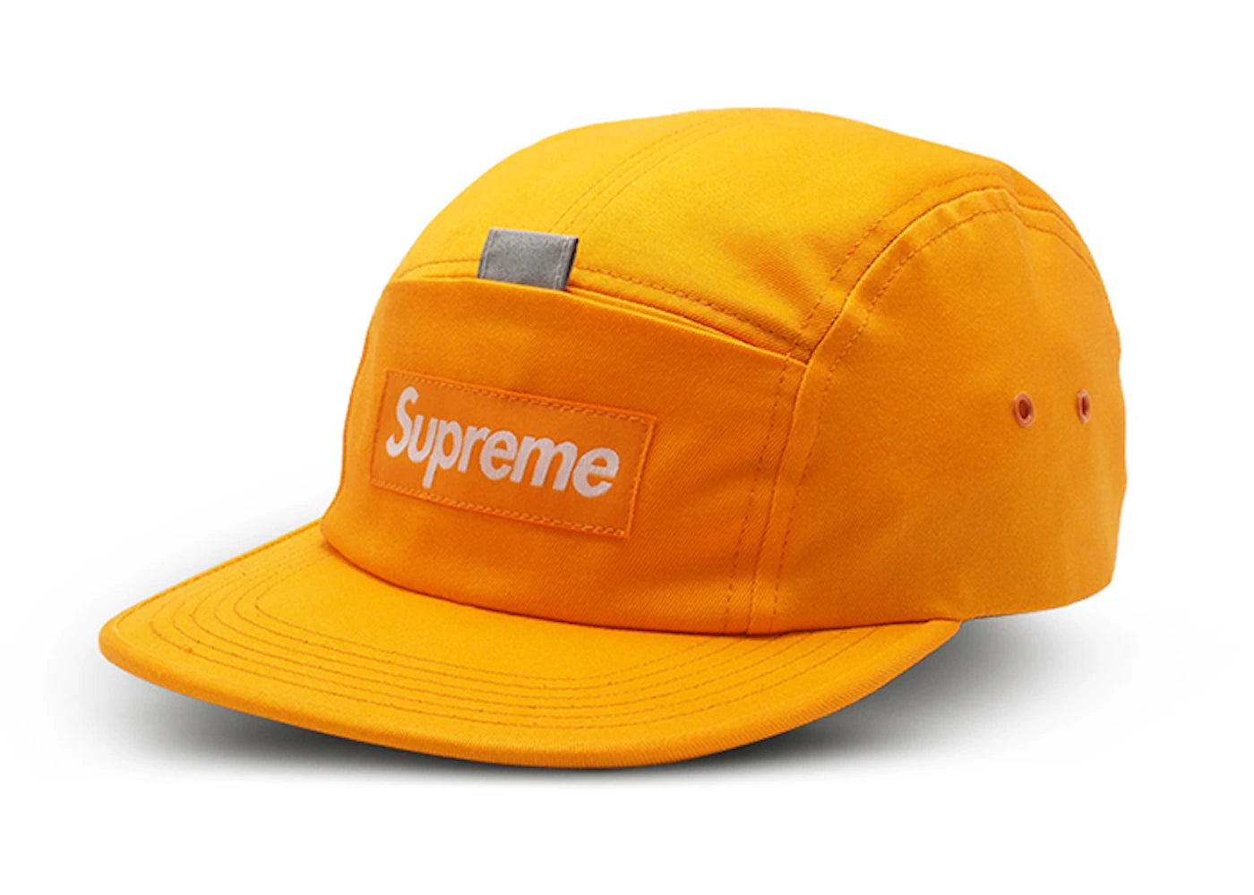Supreme Reflective Tab Pocket Camp Cap Light Orange