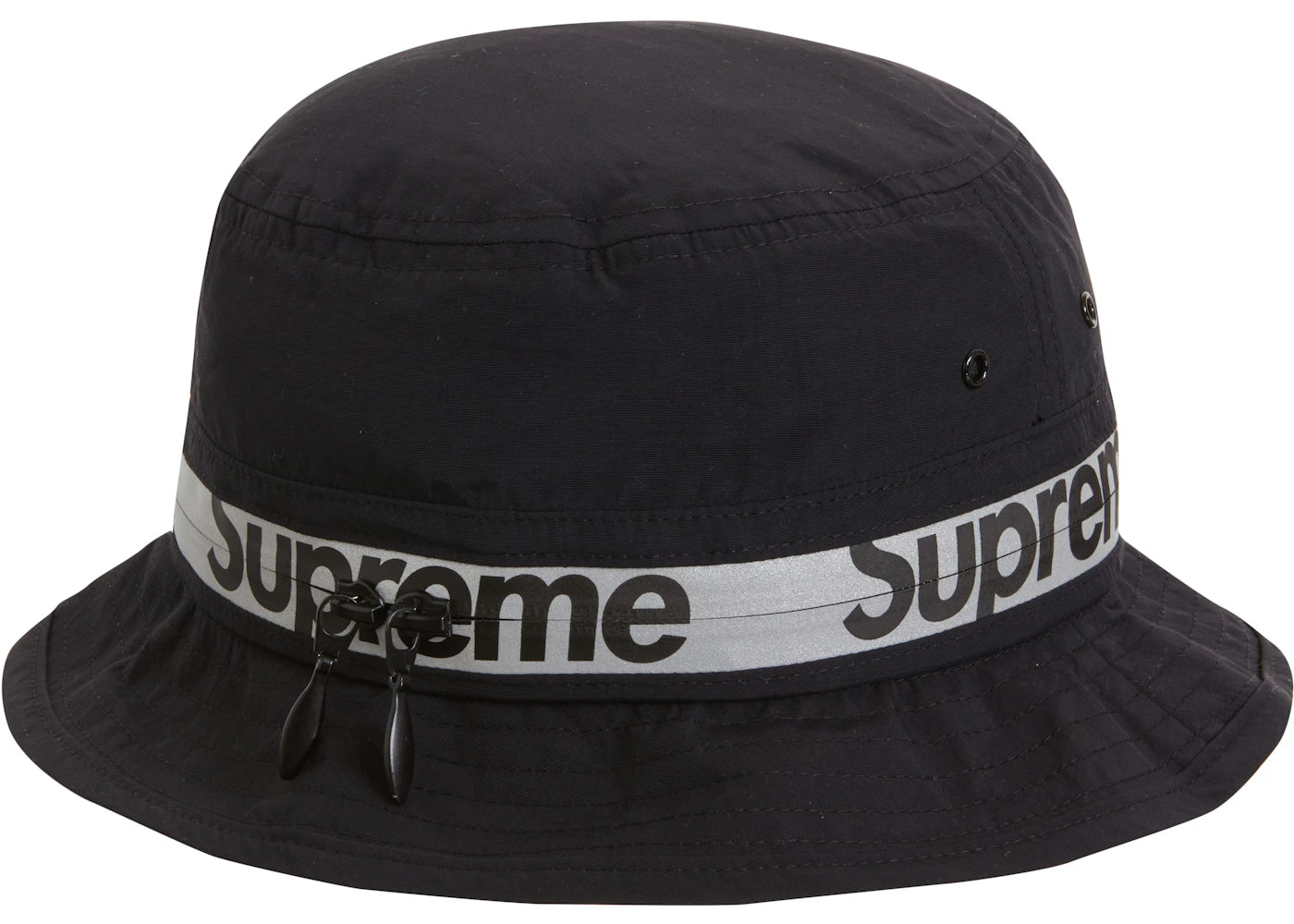Supreme Reflective Zip Crusher Black