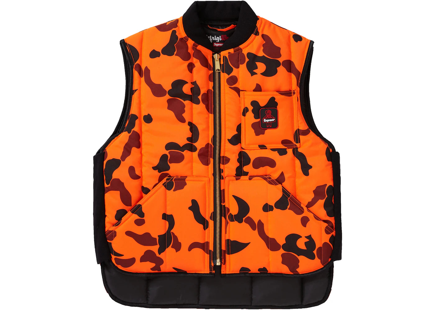 Supreme RefrigiWear Insulated Iron-Tuff Vest Orange Camo