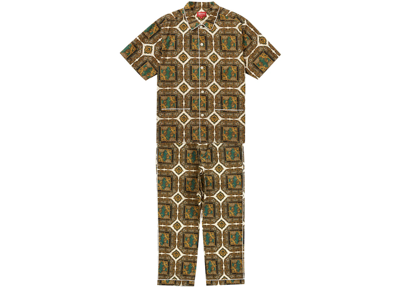 Supreme Regency Pajama Set Gold