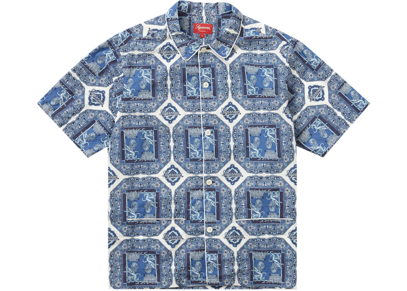 Supreme Regency Pajama Set Blue