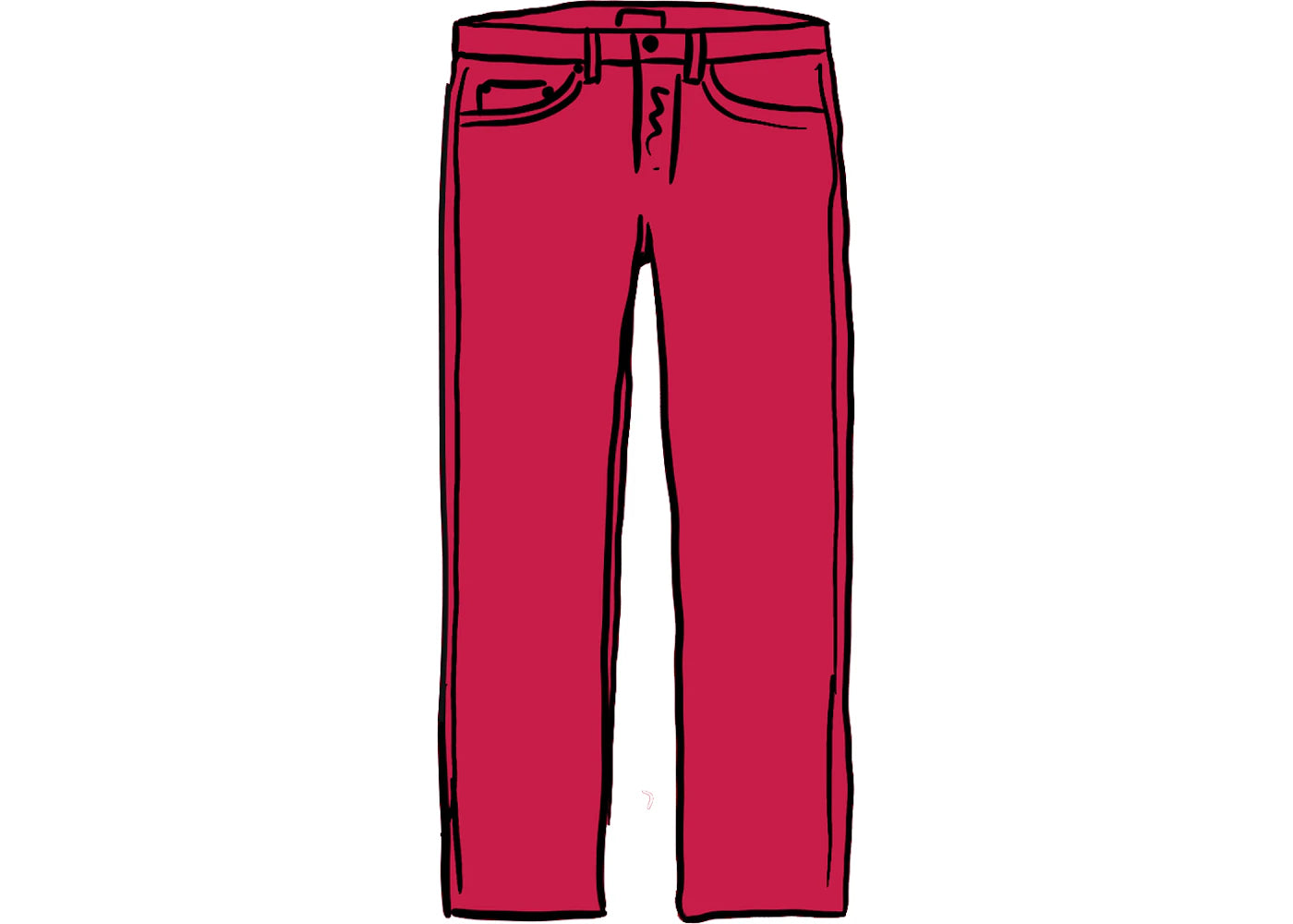 Supreme Regular Jean (SS21) Magenta