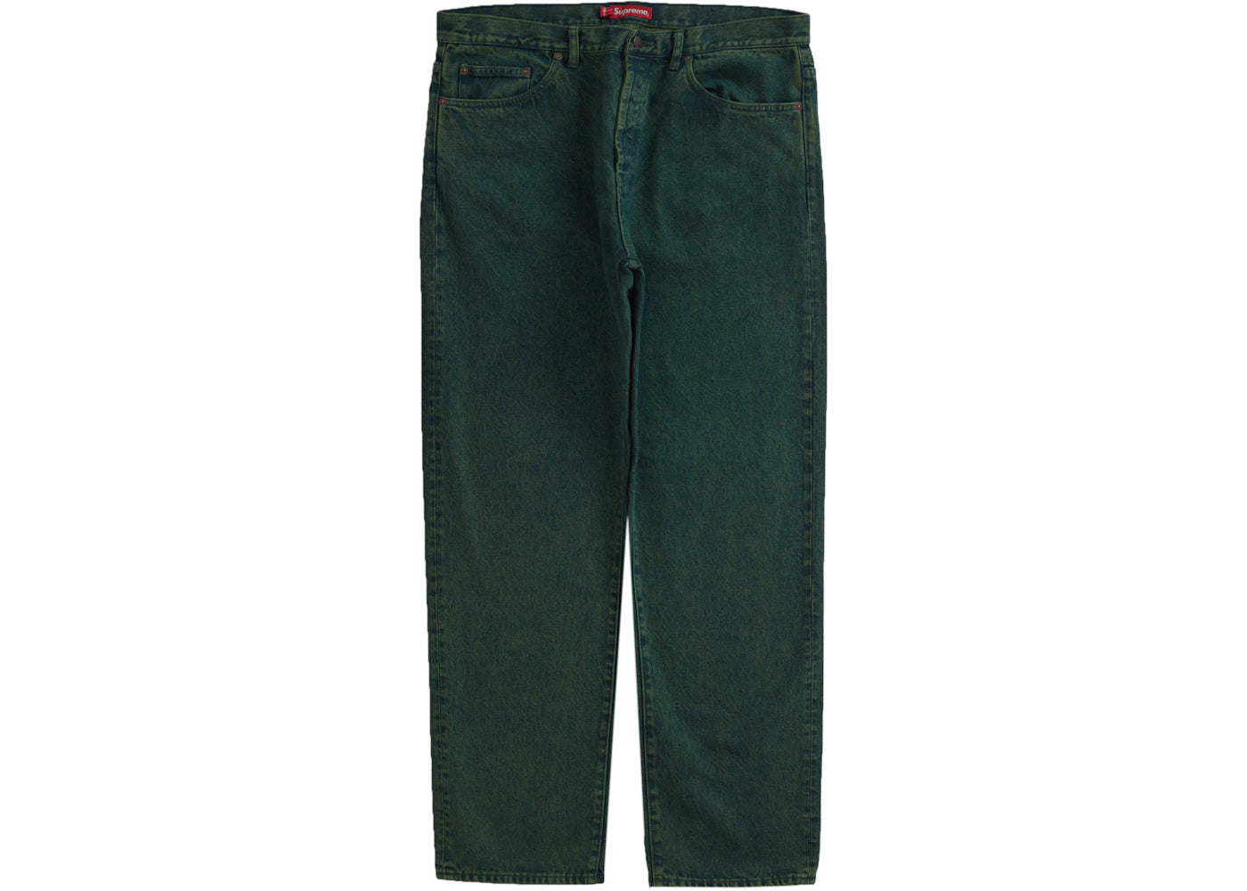 Supreme Regular Jean (SS23) Overdyed Green