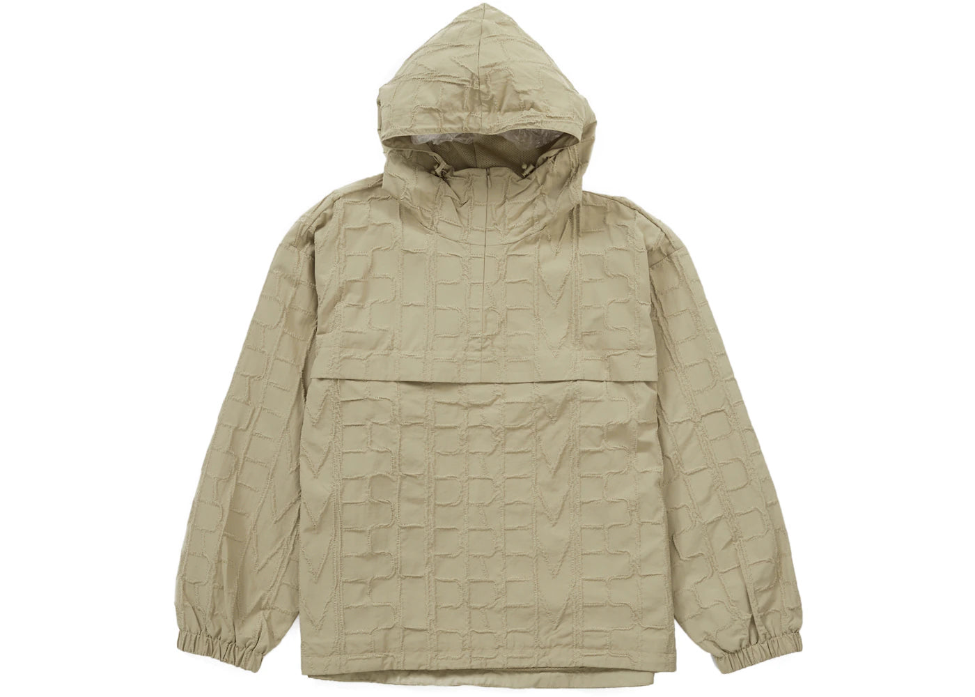 Supreme Repeat Stitch Anorak Tan