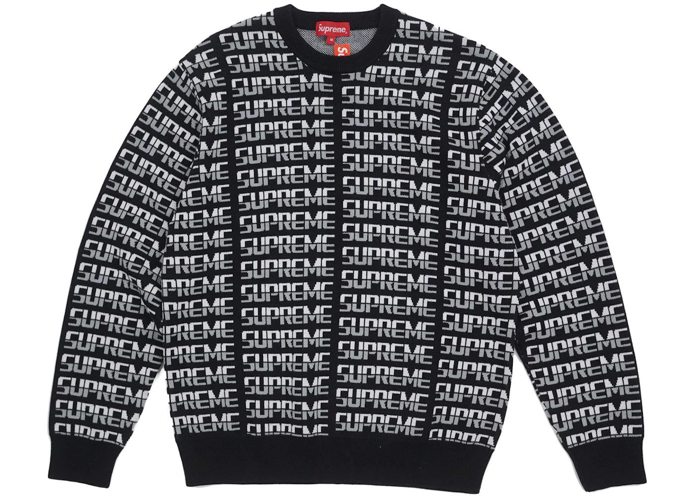 Supreme Repeat Sweater Black