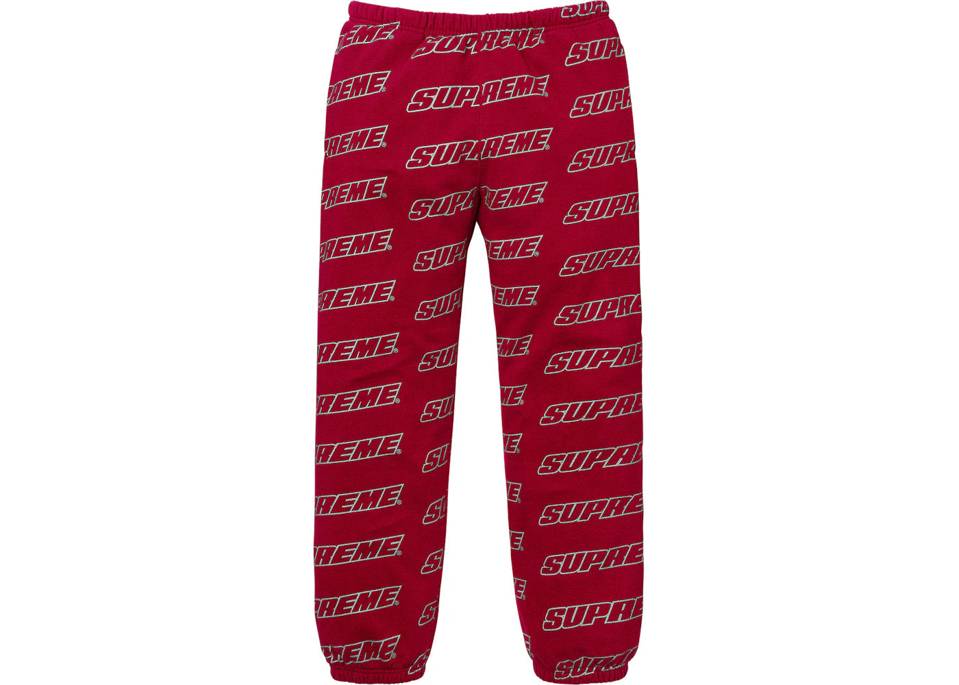 Supreme Repeat Sweatpant Cardinal