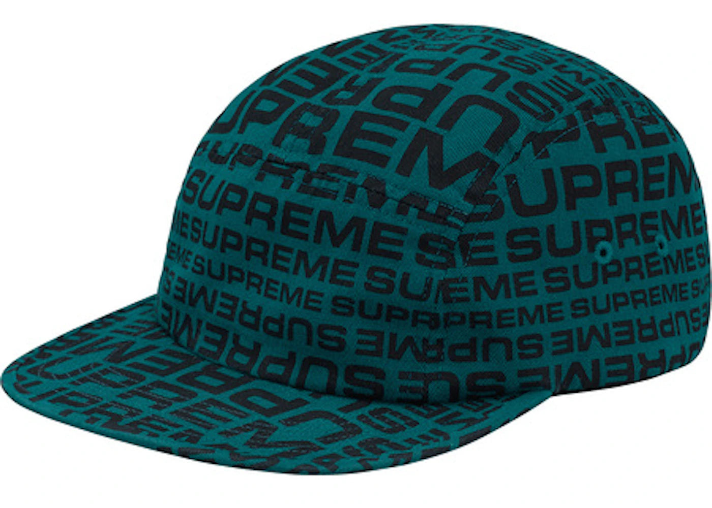 Supreme Repeater Camp Cap Teal