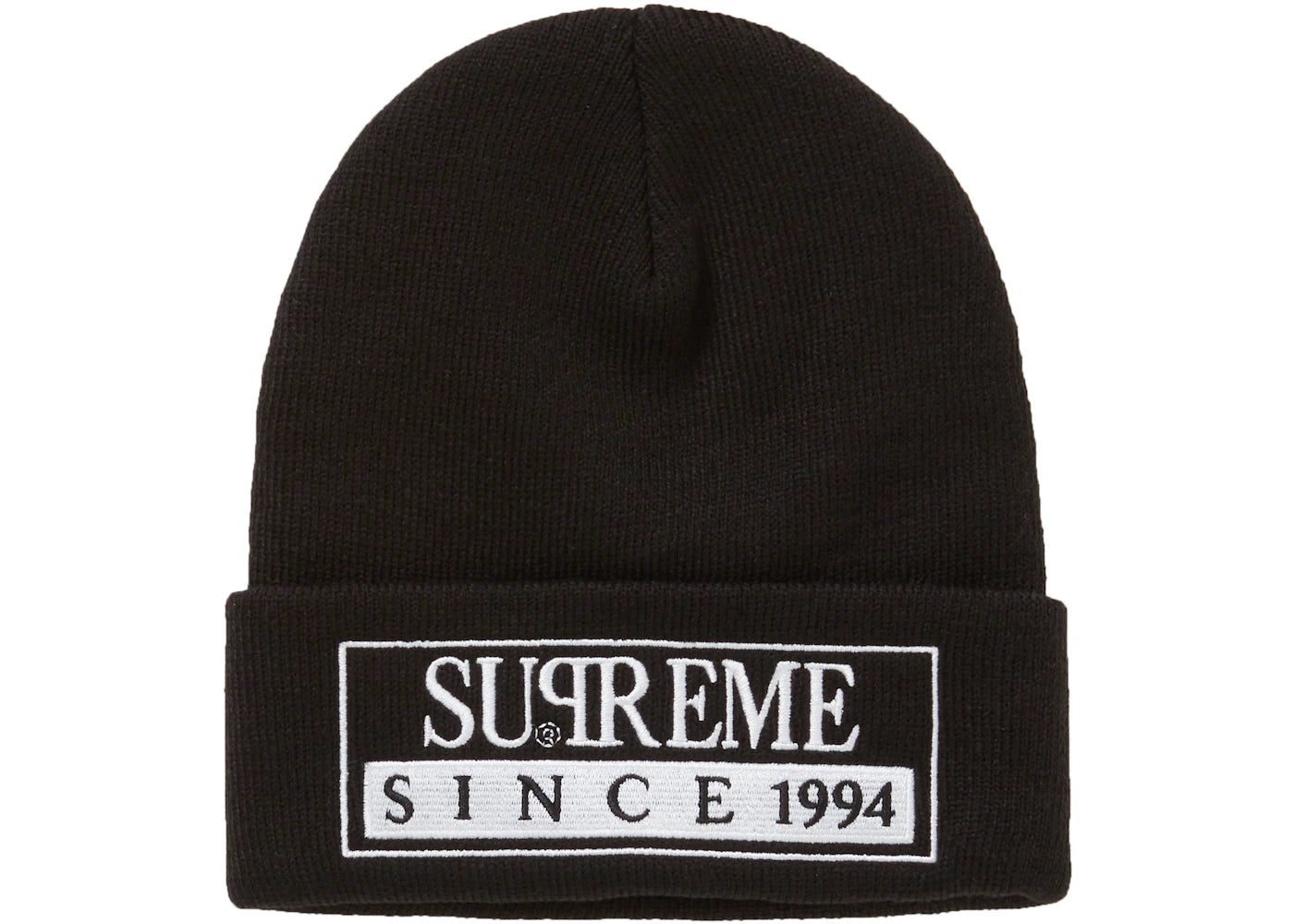 Supreme Reserved Beanie Black