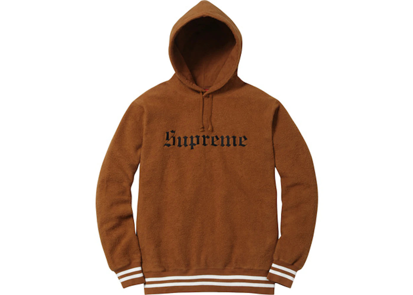 Supreme Reverse Fleece Hooded Sweatshirt Copper