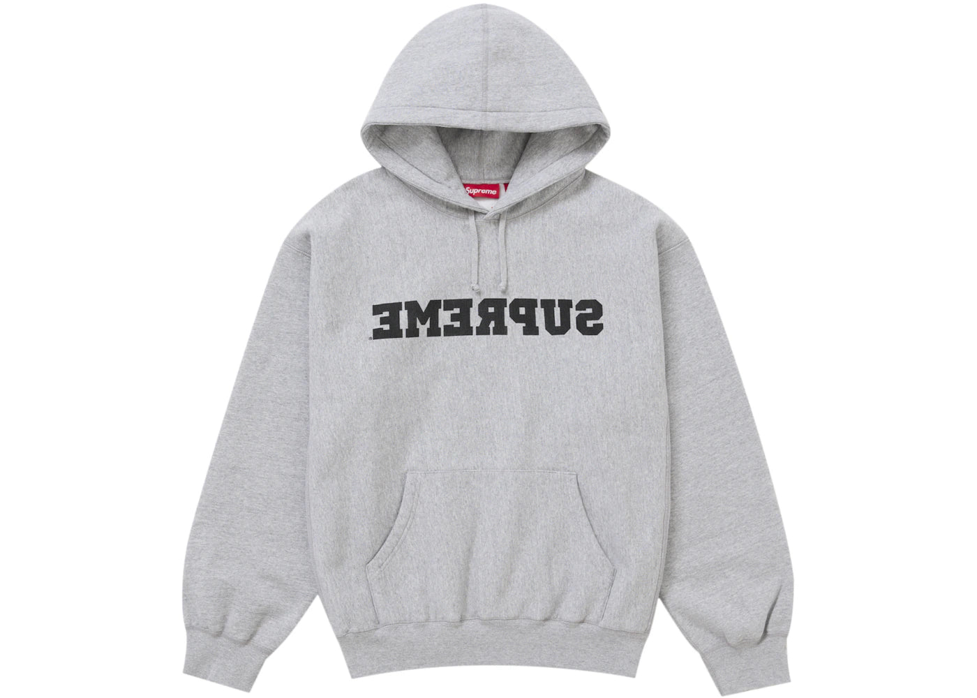 Supreme Reverse Hooded Sweatshirt (SS25) Heather Grey