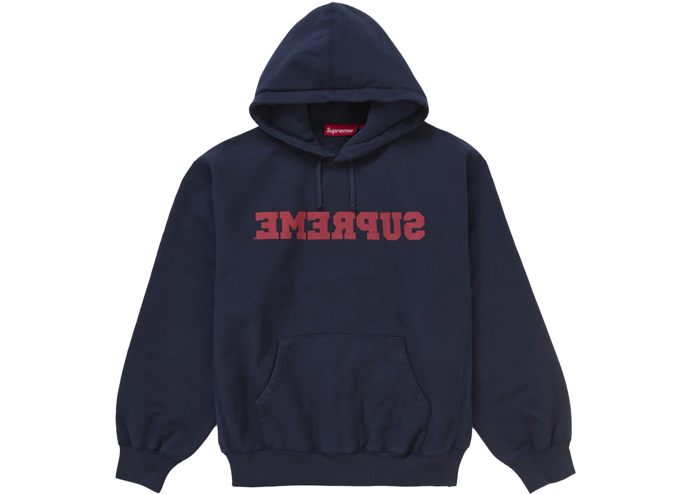 Supreme Reverse Hooded Sweatshirt (SS25) Navy