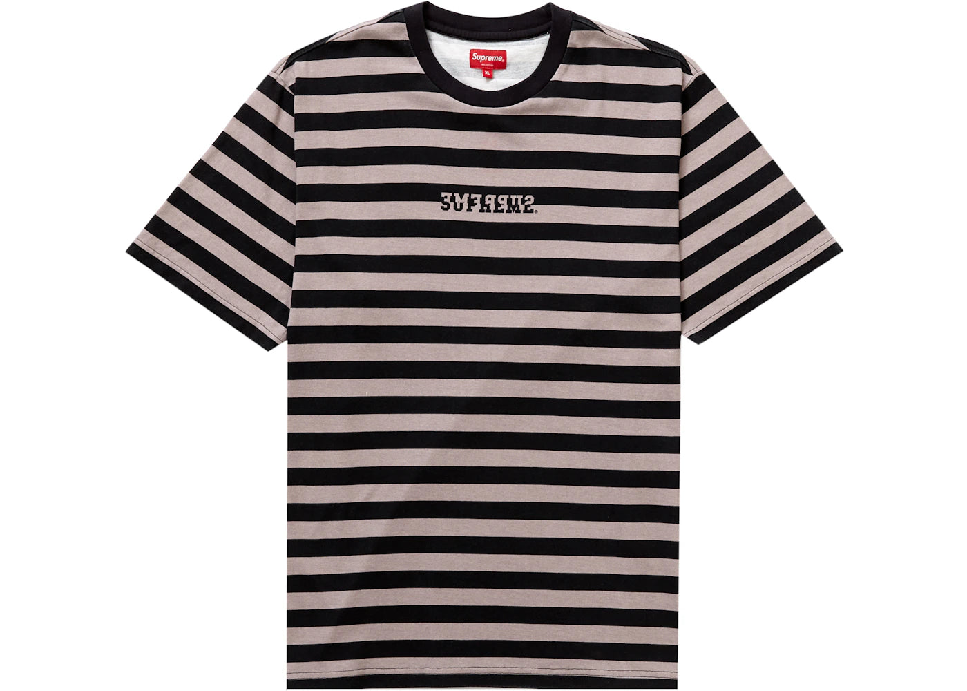 Supreme Reverse Stripe S/S Top Black