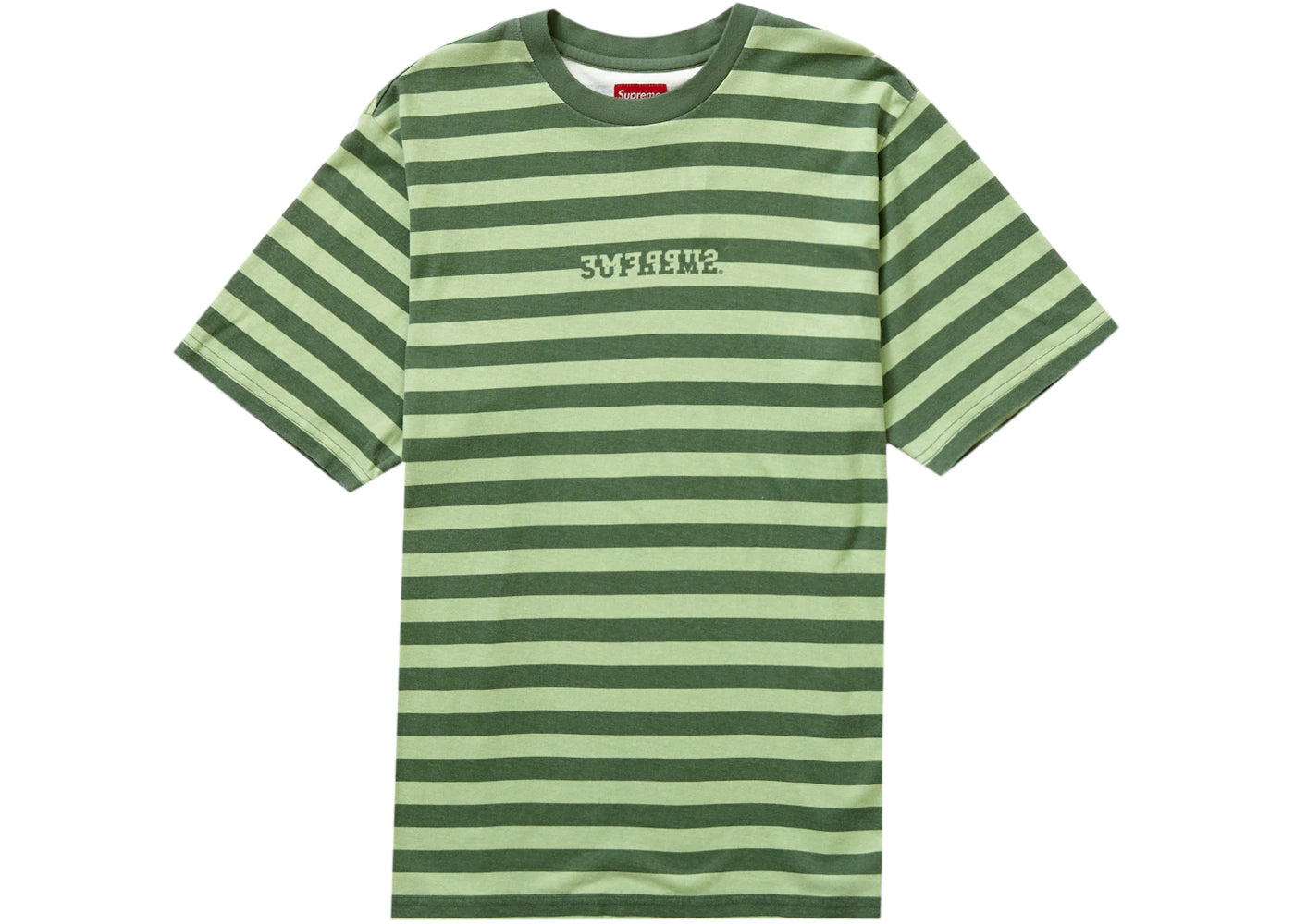 Supreme Reverse Stripe S/S Top Green