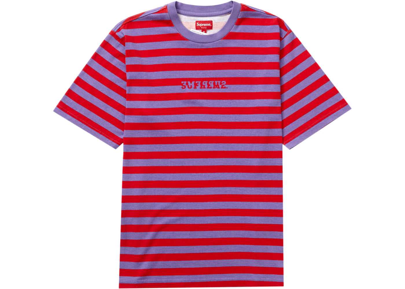 Supreme Reverse Stripe S/S Top Red