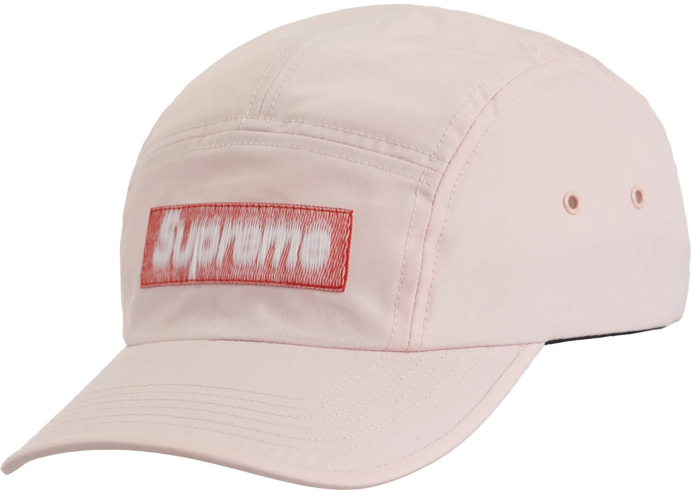 Supreme Reversed Label Camp Cap Pink