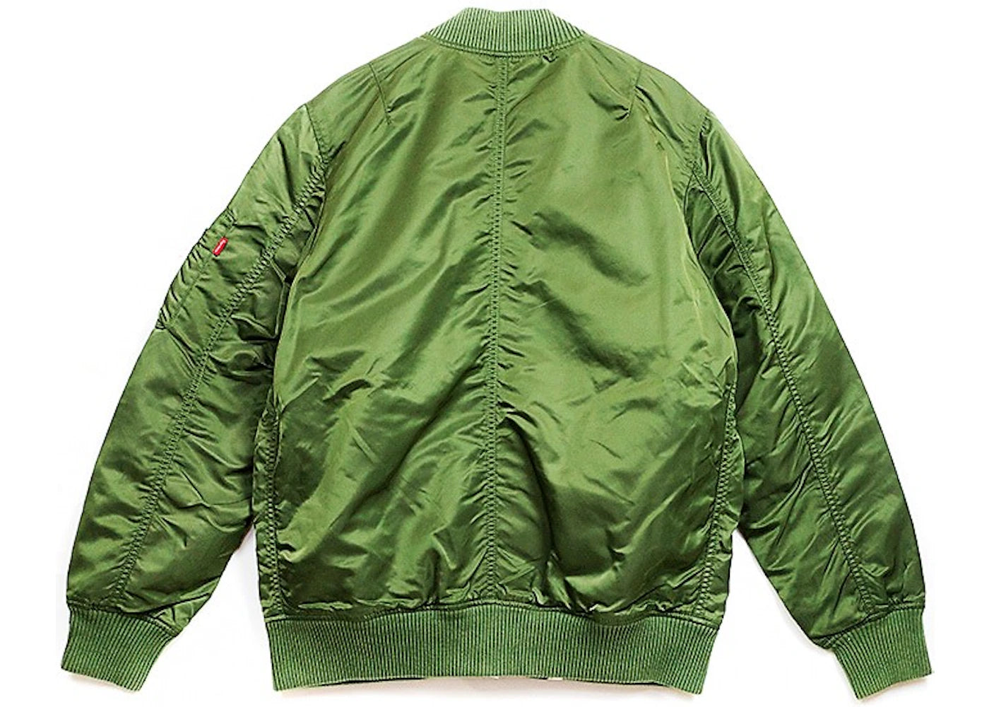 Supreme Reversible Checkered Ma-1 Bomber Olive