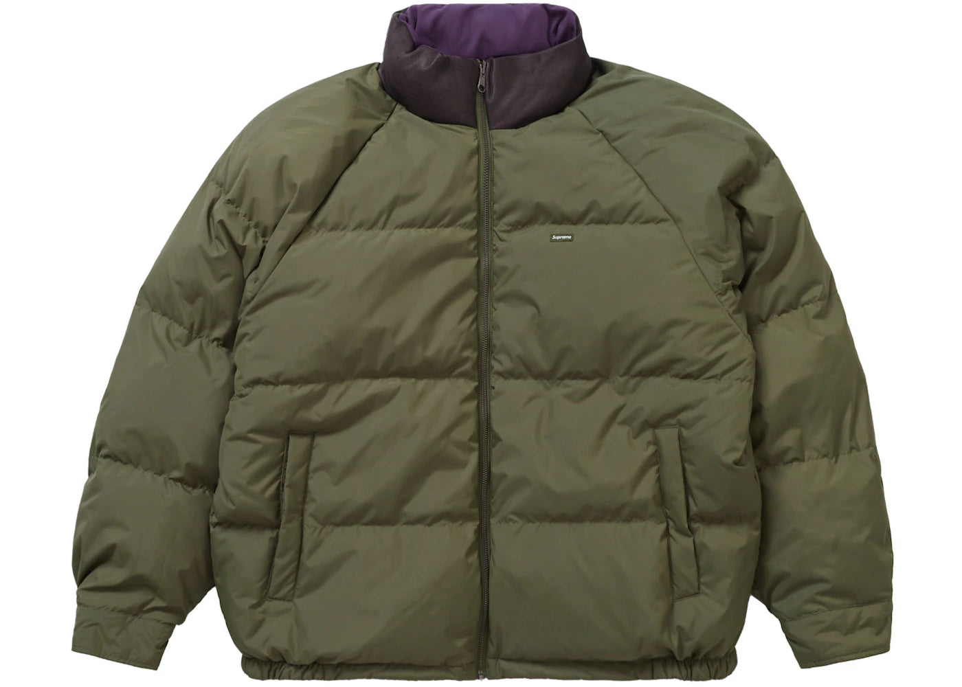 Supreme Reversible Down Puffer Jacket Purple