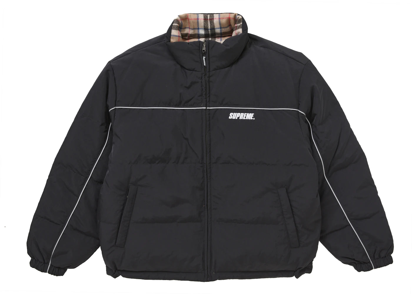 Supreme Reversible Puffer Jacket Black