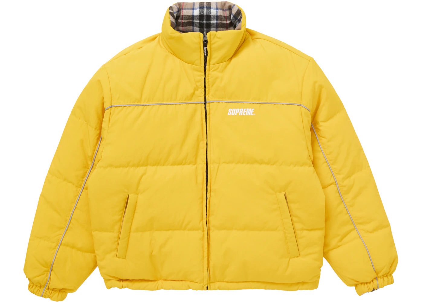 Supreme Reversible Puffer Jacket Yellow