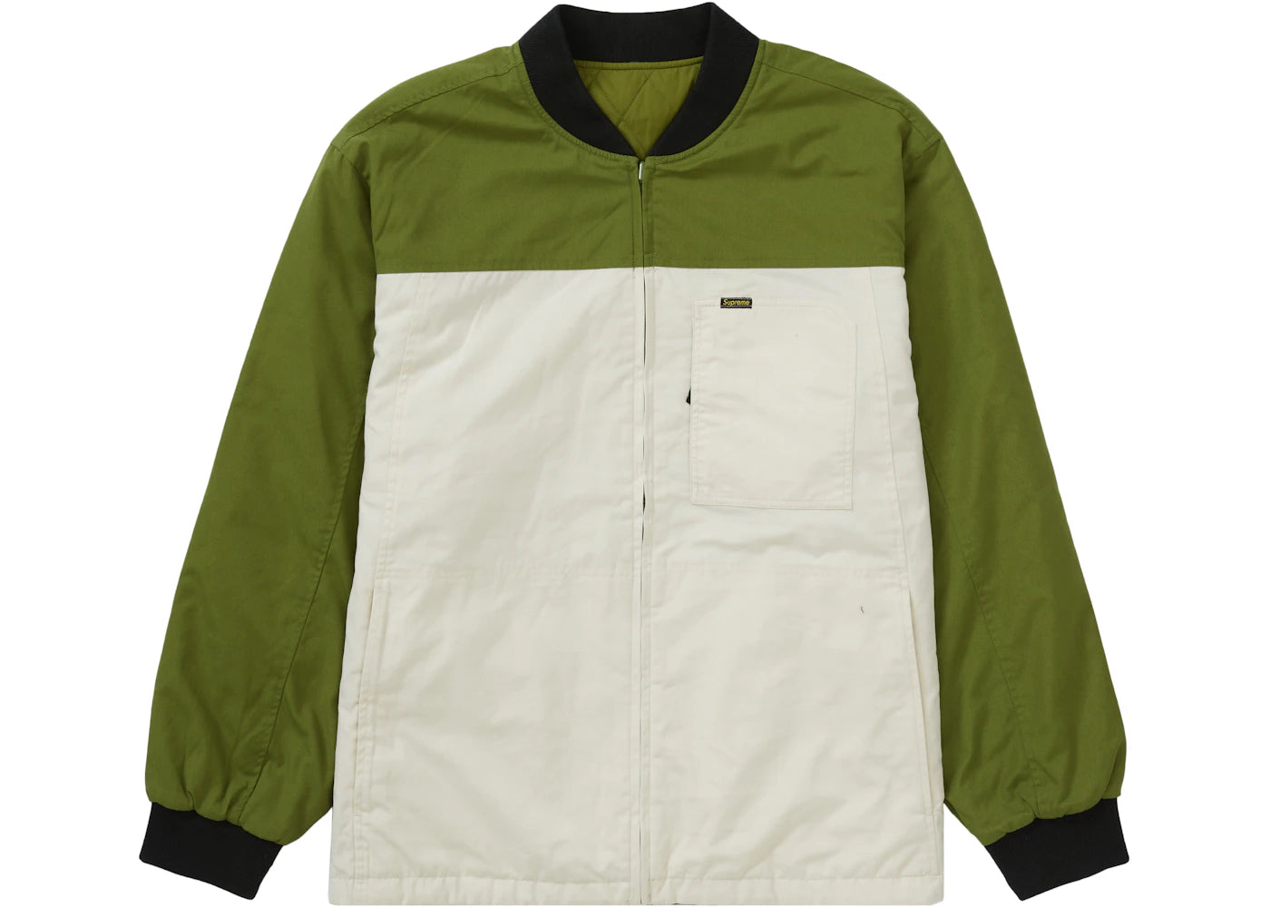 Supreme Reversible Tech Work Jacket Green