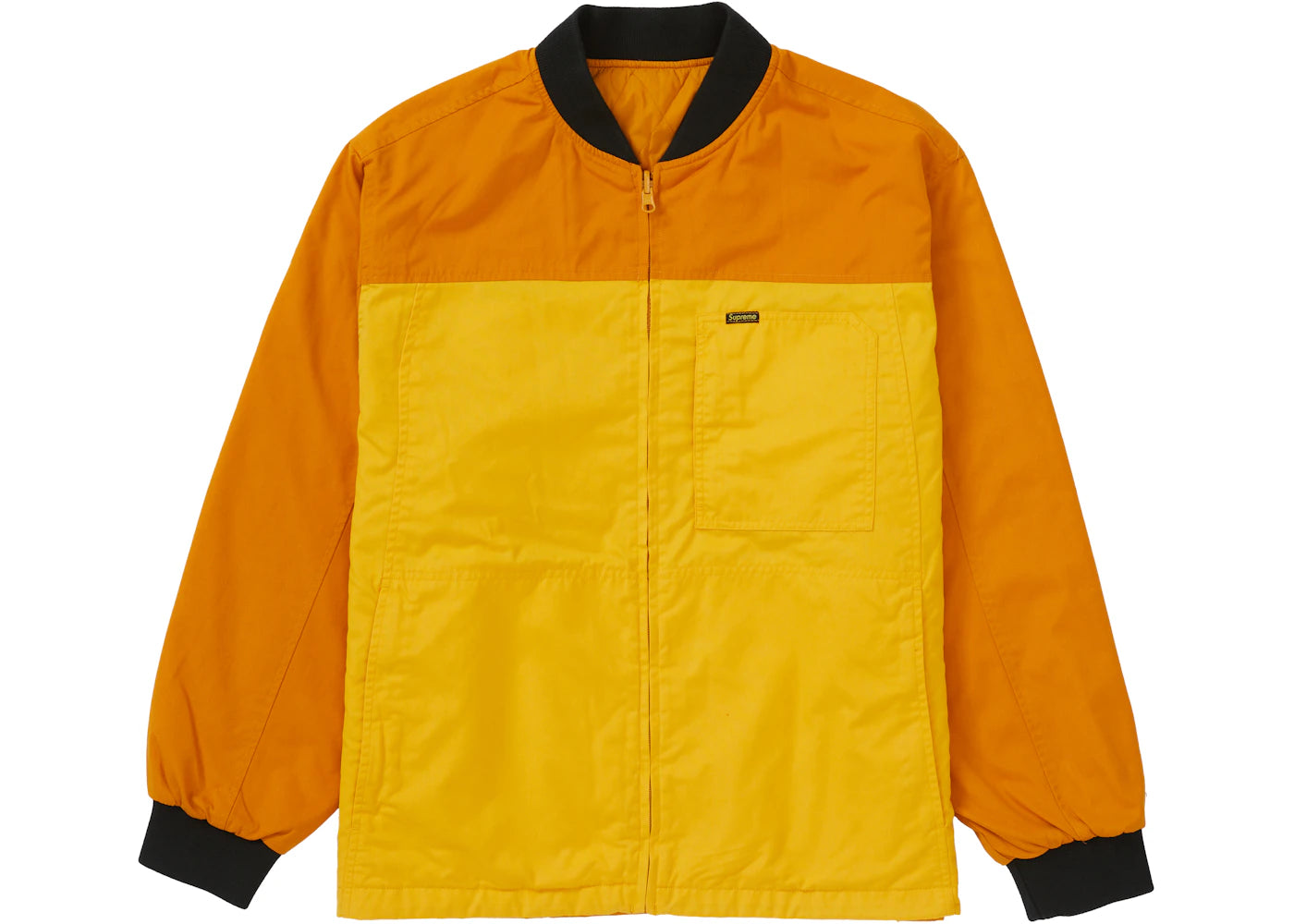 Supreme Reversible Tech Work Jacket Mustard