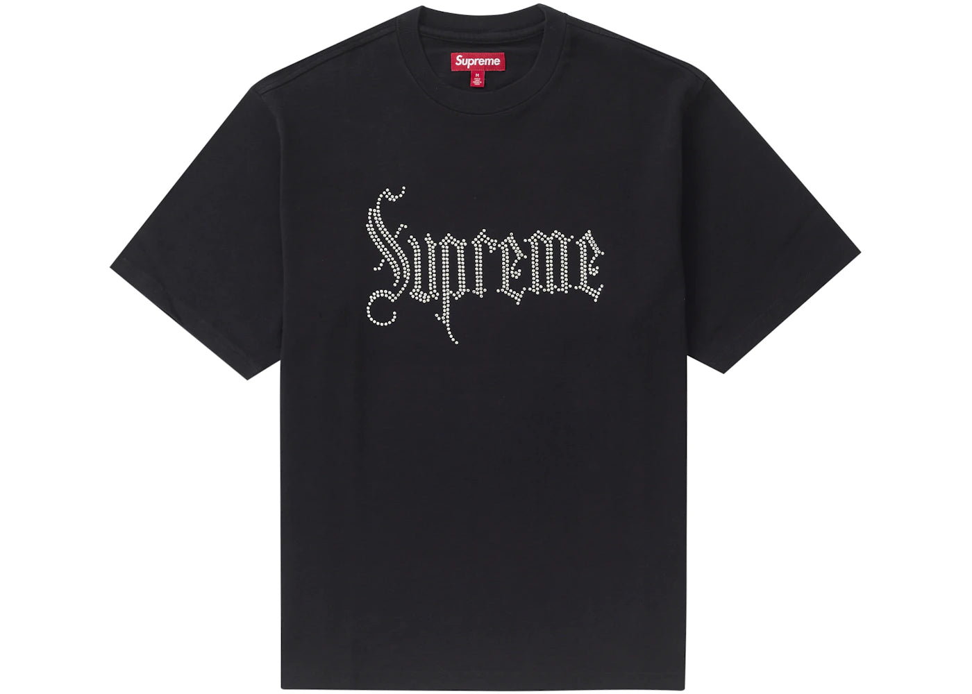 Supreme Rhinestone S/S Top Black