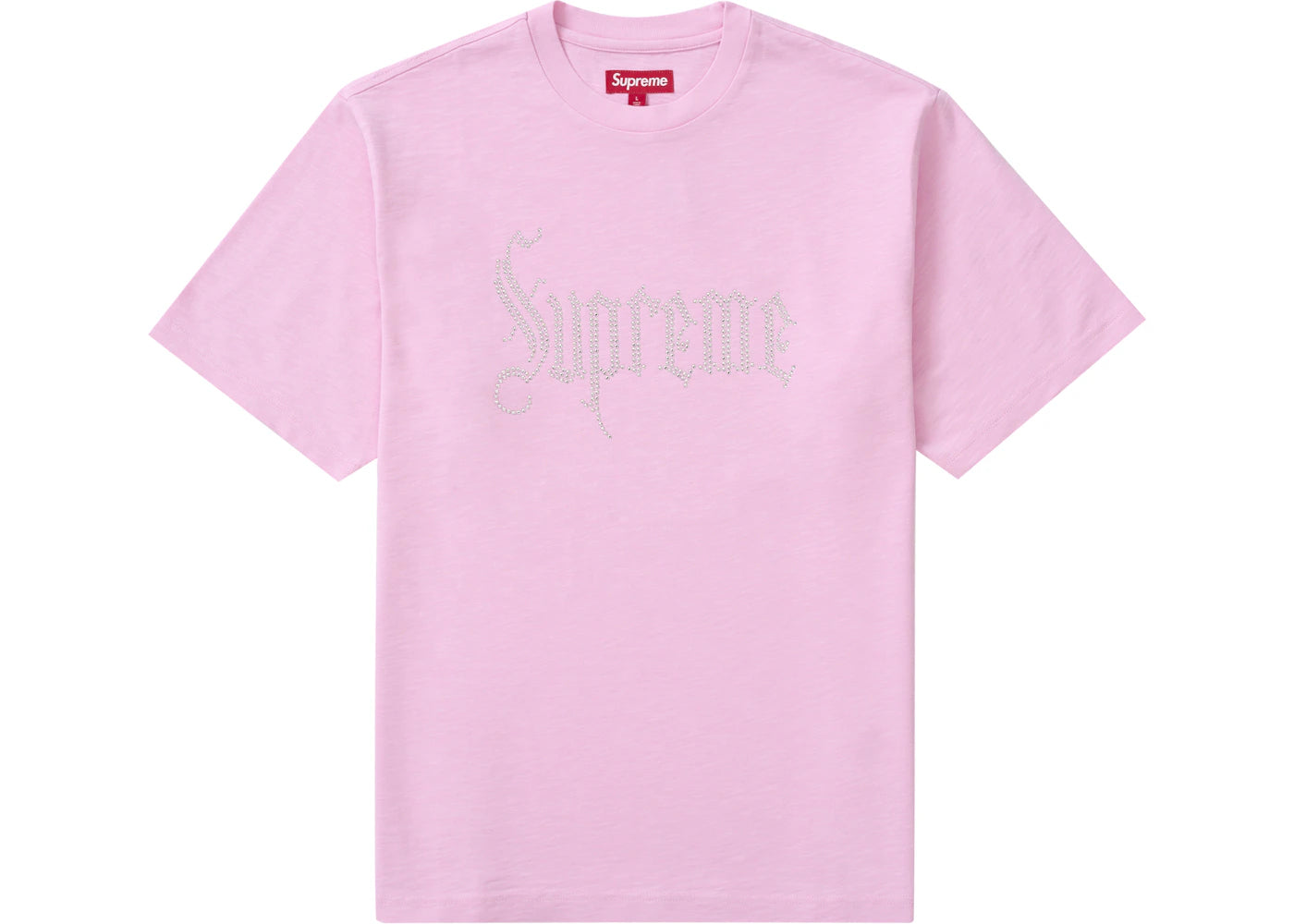 Supreme Rhinestone S/S Top Pink