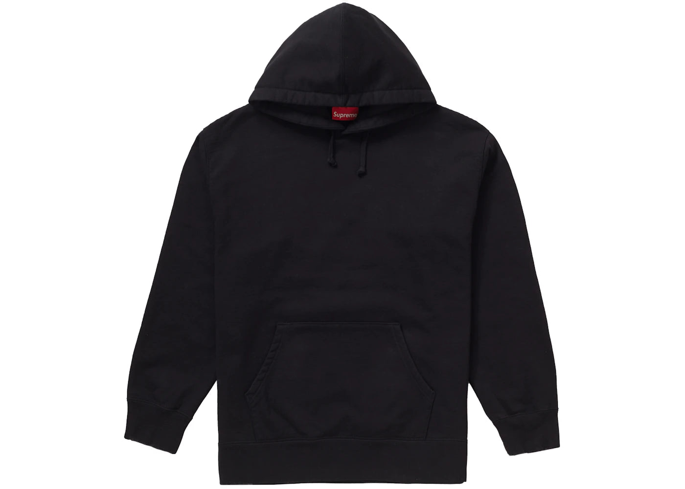 Supreme Rhinestone Script Hooded Sweatshirt Black