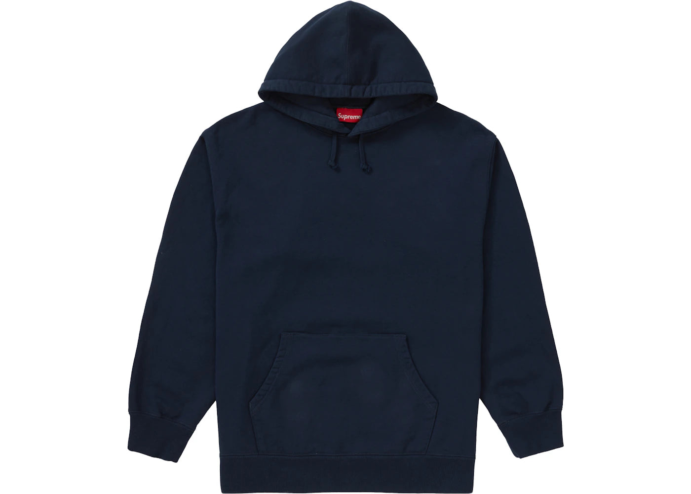 Supreme Rhinestone Script Hooded Sweatshirt Navy