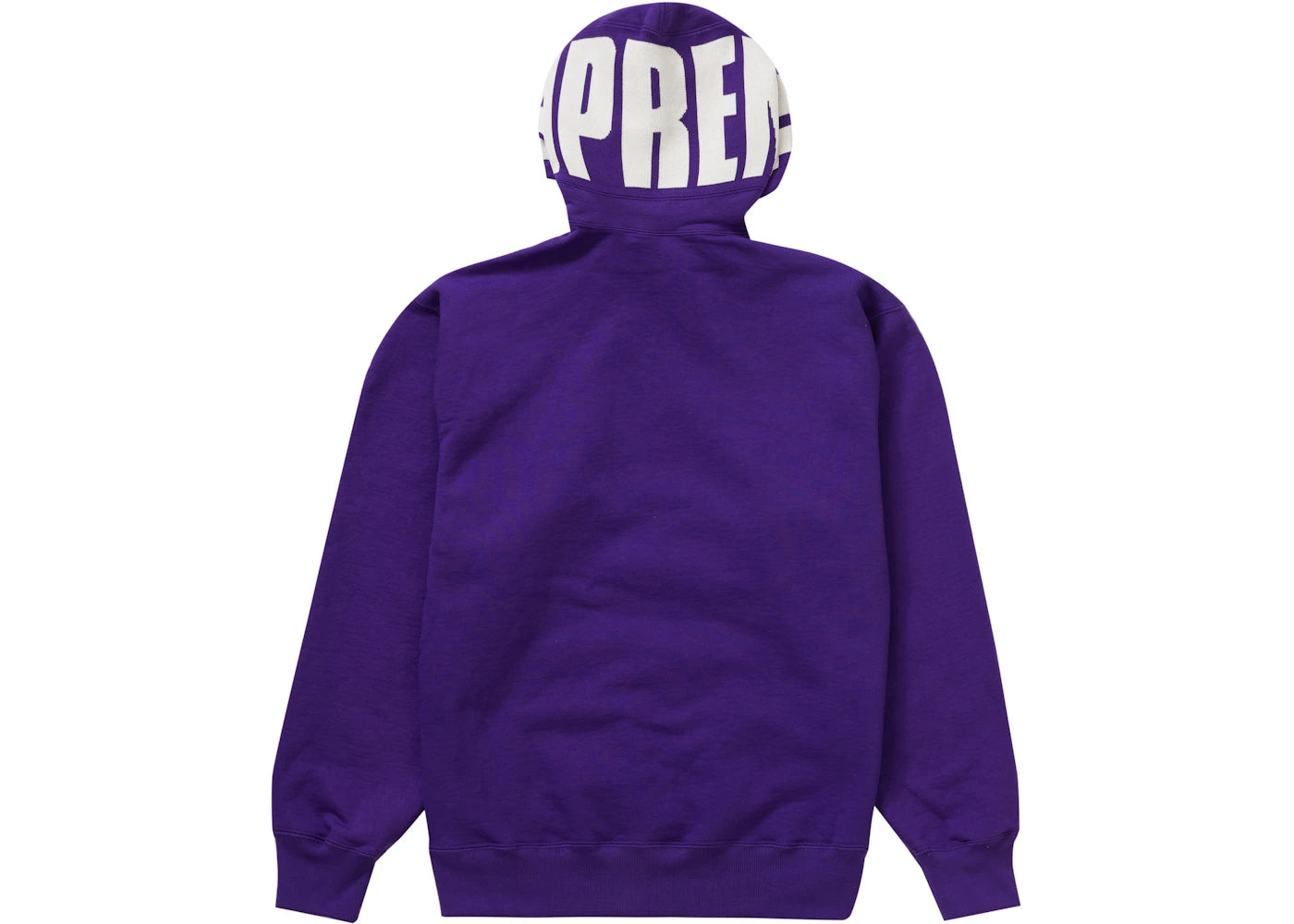 Supreme Rib Hooded Sweatshirt Purple