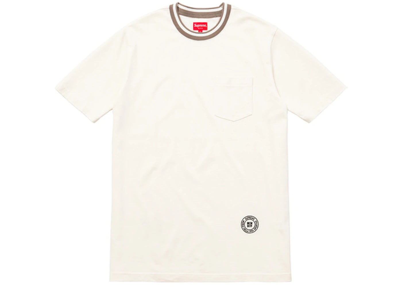 Supreme Rib Pocket Tee Natural