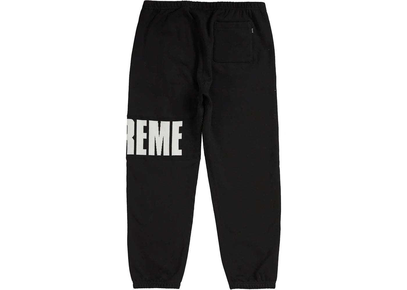 Supreme Rib Sweatpant Black