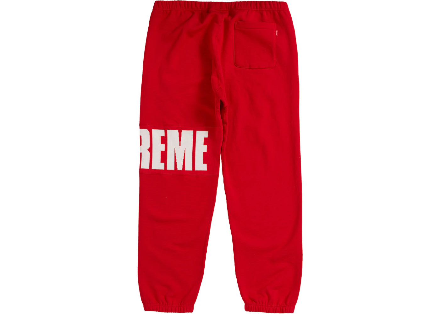 Supreme Rib Sweatpant Red