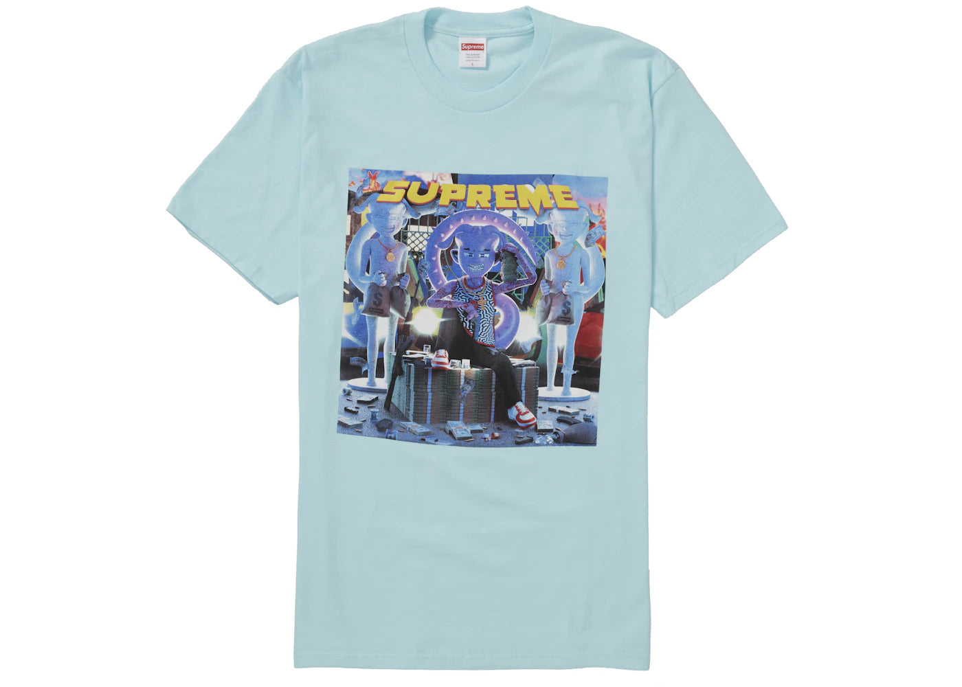 Supreme Richest Tee Turquoise