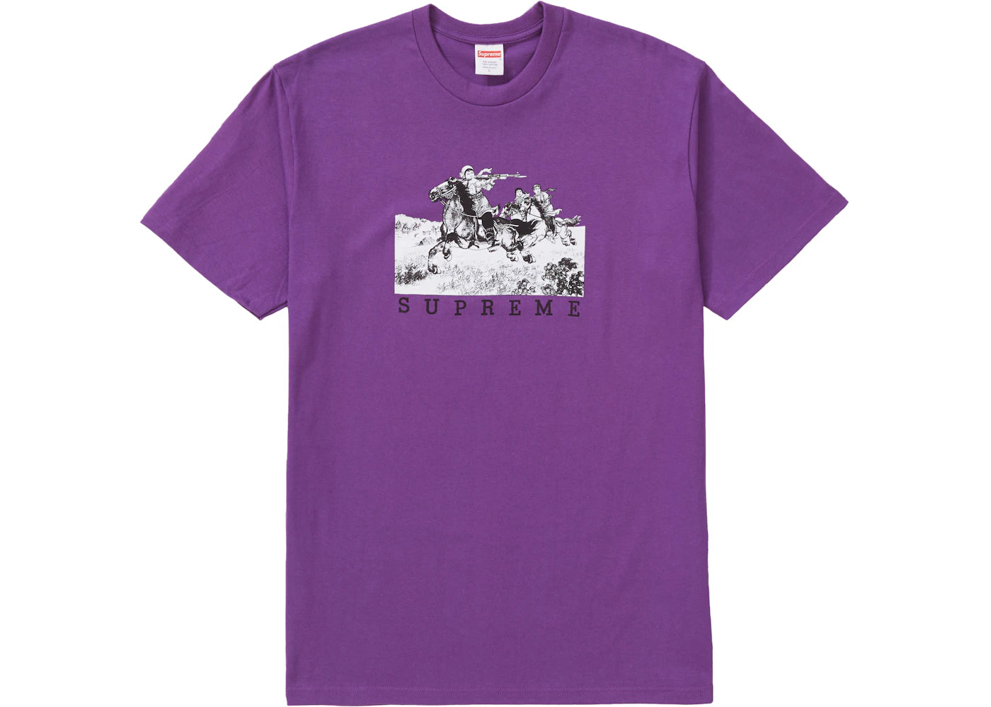 Supreme Riders Tee Purple