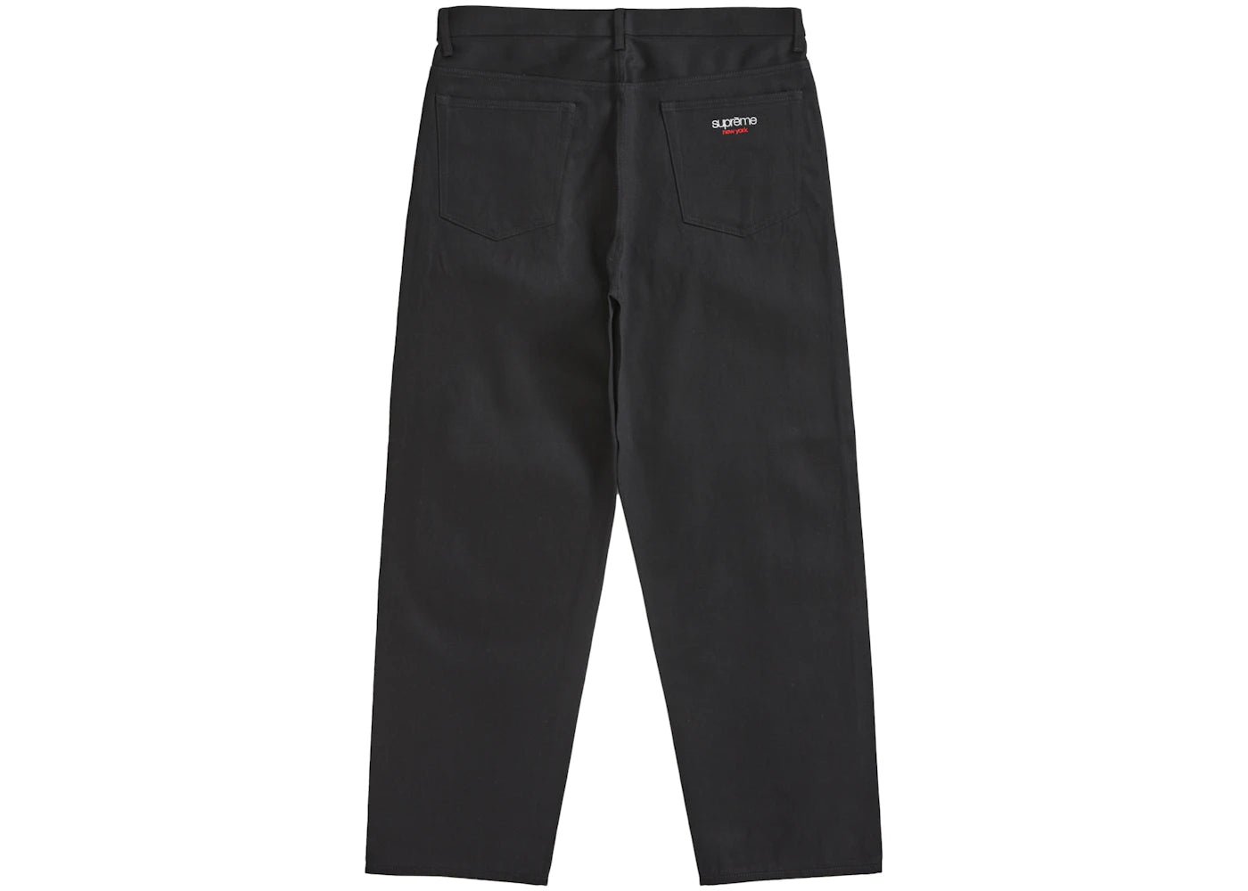日本 販売 SUPREME Baggy Selvedge Jean W38 黒 25FW