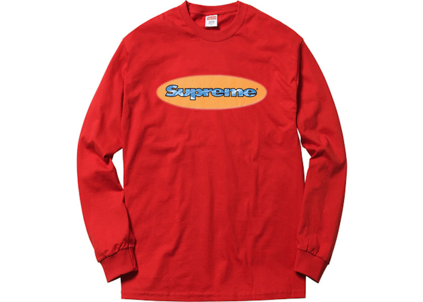 Supreme Ripple LS Tee Red