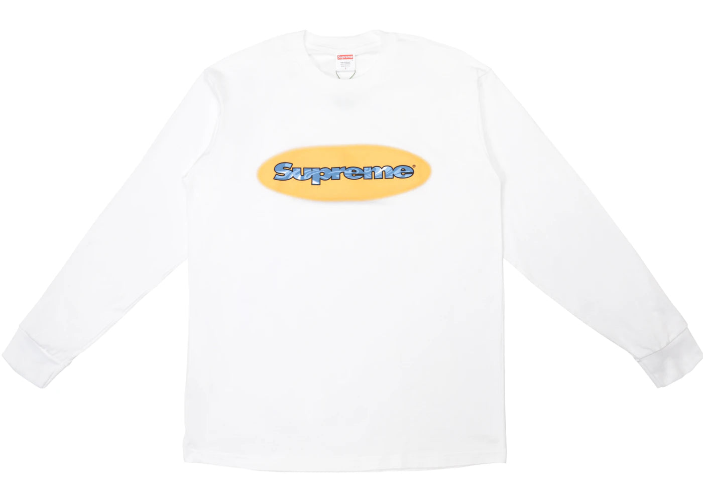 Supreme Ripple LS Tee White