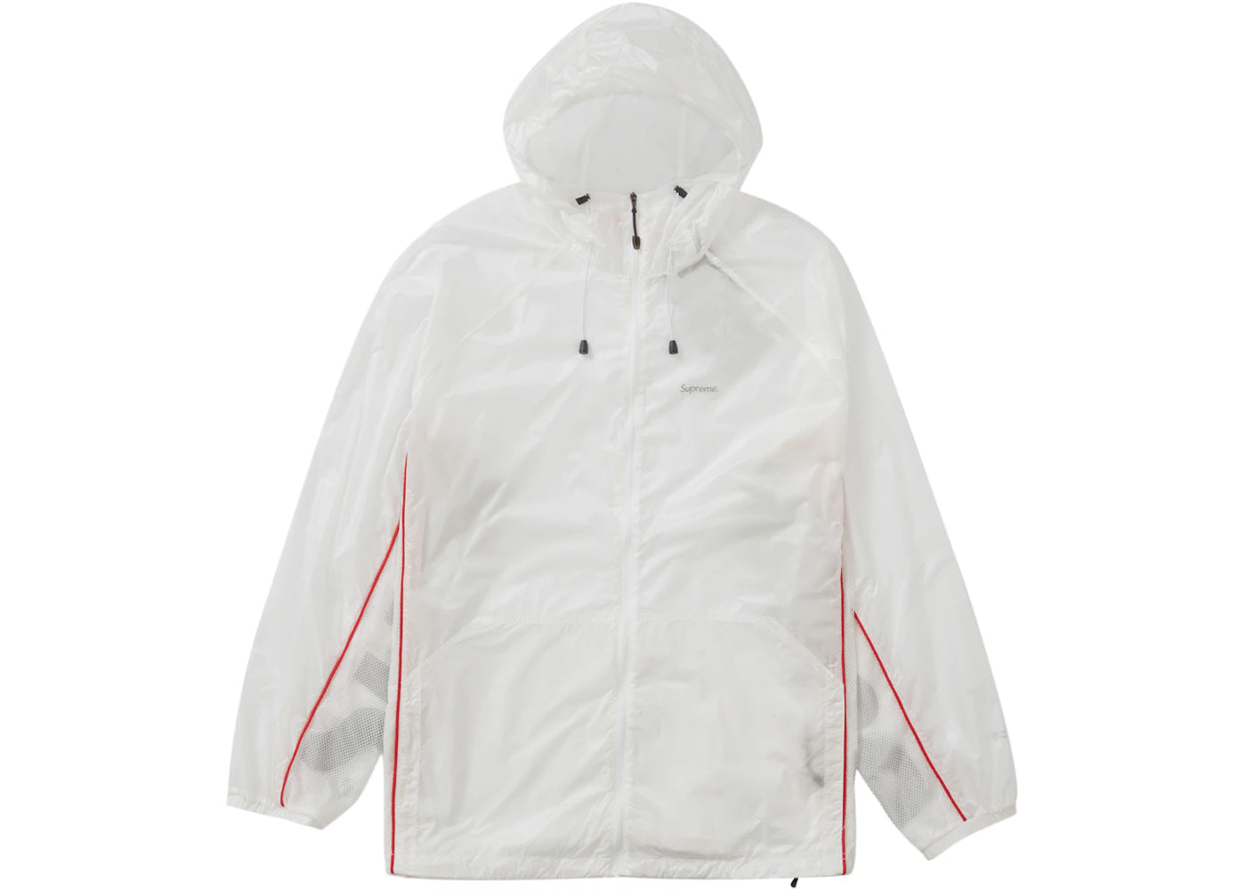 Supreme Ripstop Hooded Windshell White