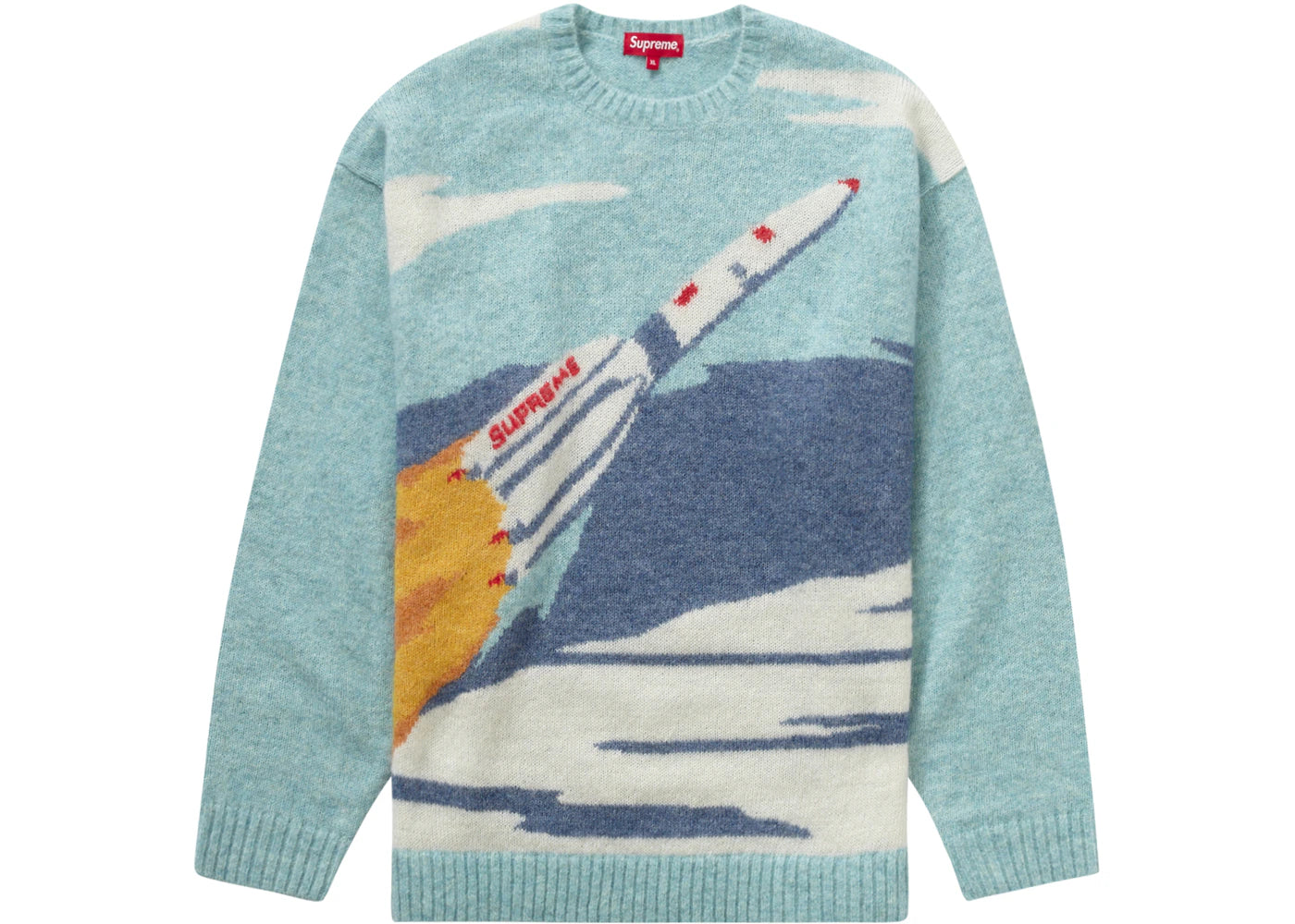 Supreme Rocket Sweater Blue