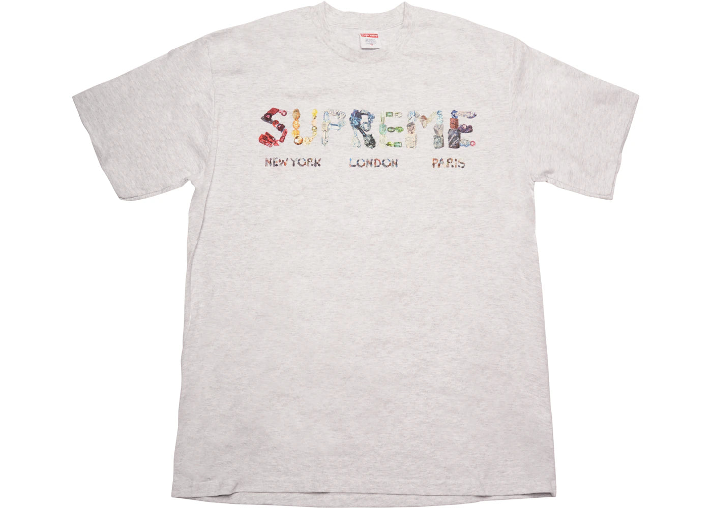 Supreme Rocks Tee Ash Grey