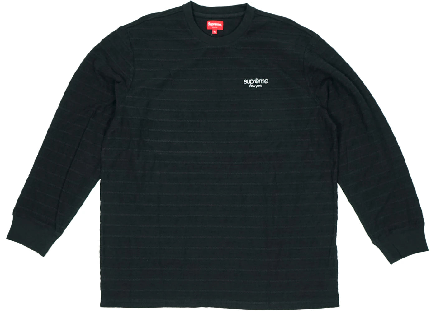 Supreme Rope Stripe L/S Top Black