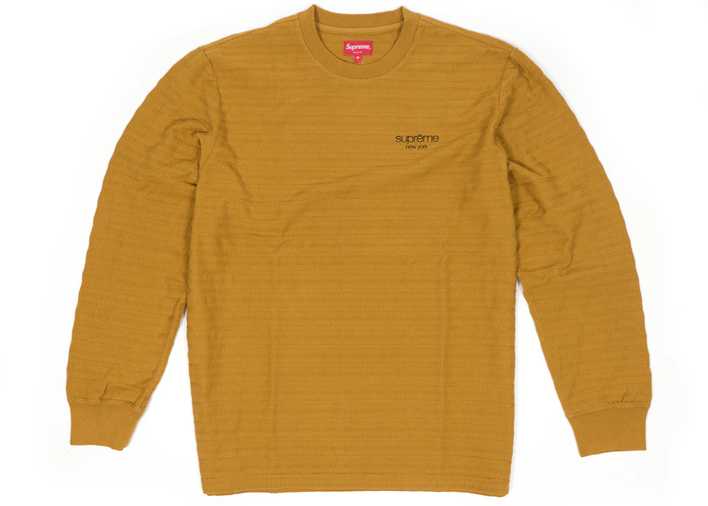 Supreme Rope Stripe L/S Top Light Brown