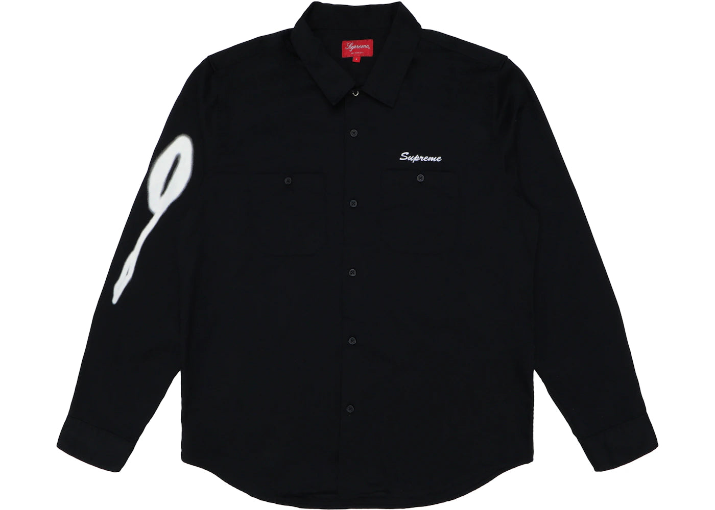 Supreme Rose LS Work Shirt Black