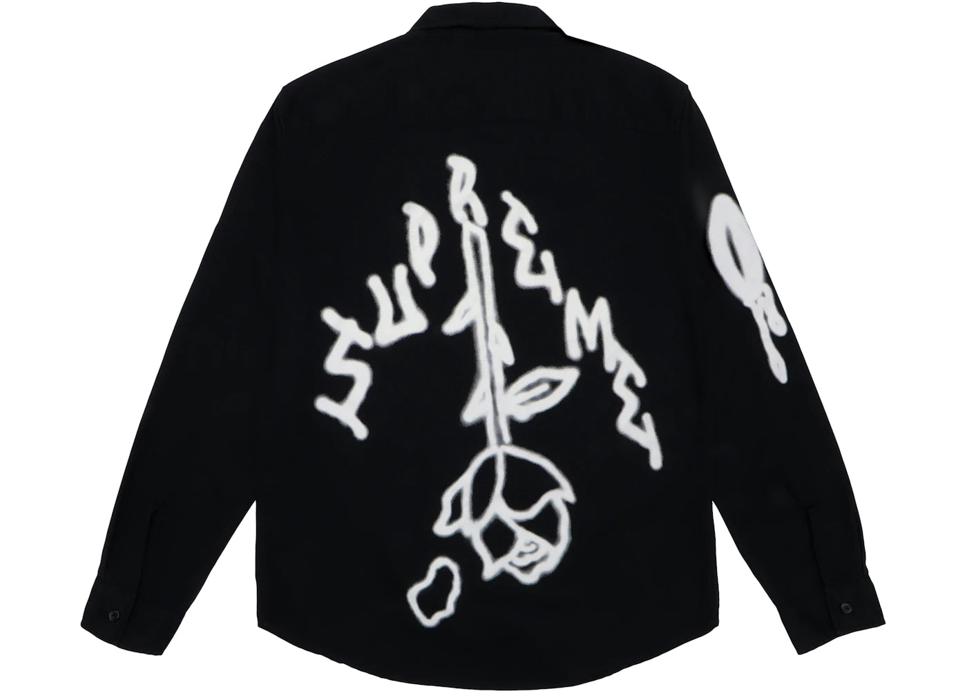 Supreme Rose LS Work Shirt Black